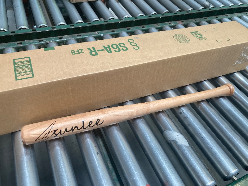 Photo 1 of 25'' Wooden Baseball Bat Lightweight Wood Youth Tball Bats for Practice or Sport Training