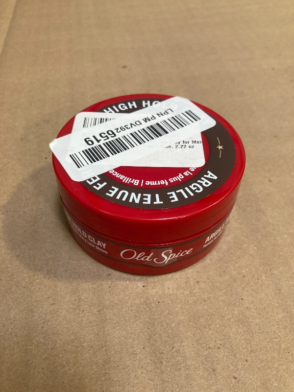 Photo 1 of Old Spice High Hold Hair Styling Clay for Men, Highest Hold with Very Low Shine, 2.22 oz