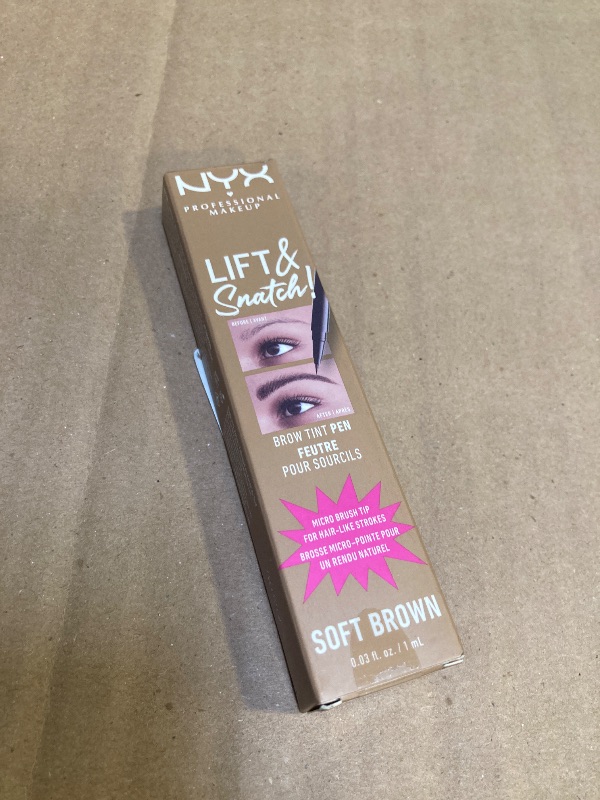 Photo 1 of NYX PROFESSIONAL MAKEUP Lift & Snatch Eyebrow Tint Pen, Soft Brown