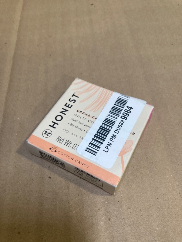 Photo 1 of Honest Beauty 2-in-1 Creme Cheek Blush + Lip Color | EWG Verified, Vegan + Cruelty Free | Cotton Candy, .1 oz