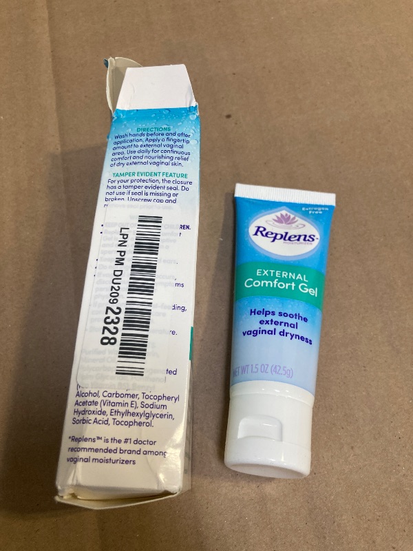 Photo 1 of Replens Moisturizer External Comfort Gel for Vaginal Dryness, 1.5 oz