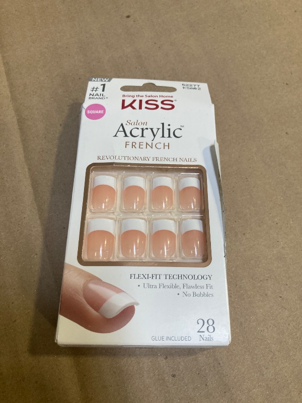 Photo 1 of Kiss Products Salon Acrylic French Nail Kit, Sugar Rush, 0.07 Pound