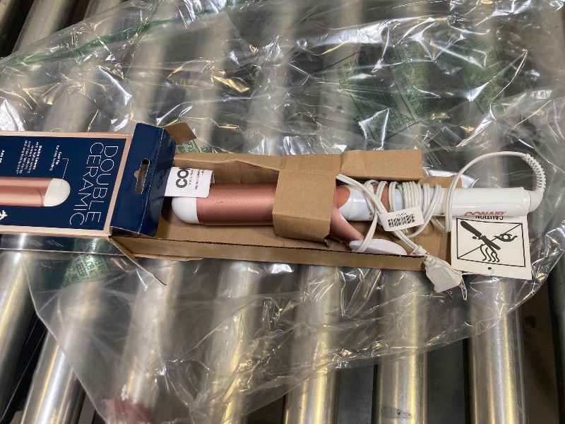 Photo 1 of Conair Double Ceramic 1 1/2-Inch Curling Iron, 1 ½ inch barrel produces soft waves – for use on medium and long hair