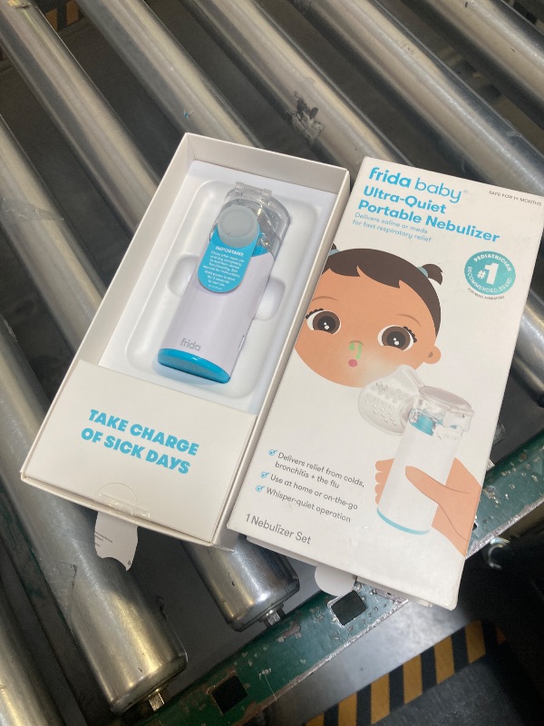 Photo 1 of Frida Baby Nebulizer for Babies, Portable Nebulizer for Kids, Babies & Infants, Ultra-Quiet Handheld Nebulizer with Mask + Diffuser, Congestion + Flu Relief