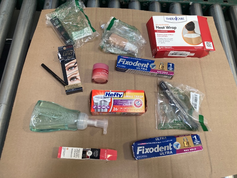 Photo 1 of BOX LOT OF ASSORTED HEALTH AND BEAUTY ITEMS