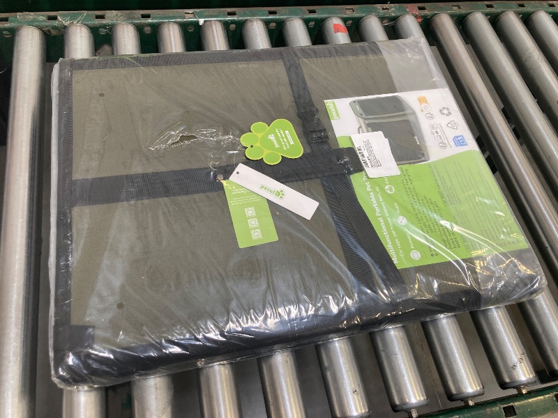 Photo 1 of Dog Car Carrier Light Weight, Dog Carrier for Car, Portable Dog Car Crate with Breathable Windows, Foldable Pet Carrier for Both Indoor and Outdoor Use, Dog Travel Crate with Curtain Green