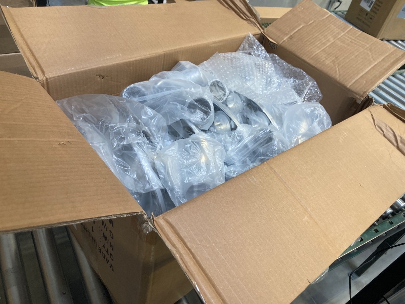 Photo 1 of Cylinder Wheel Covers for Semi Trucks - 2 Front and 4 Rear Axle Hub Covers with 33mm Thread-On Chrome Lug Nut Covers for Semi Truck