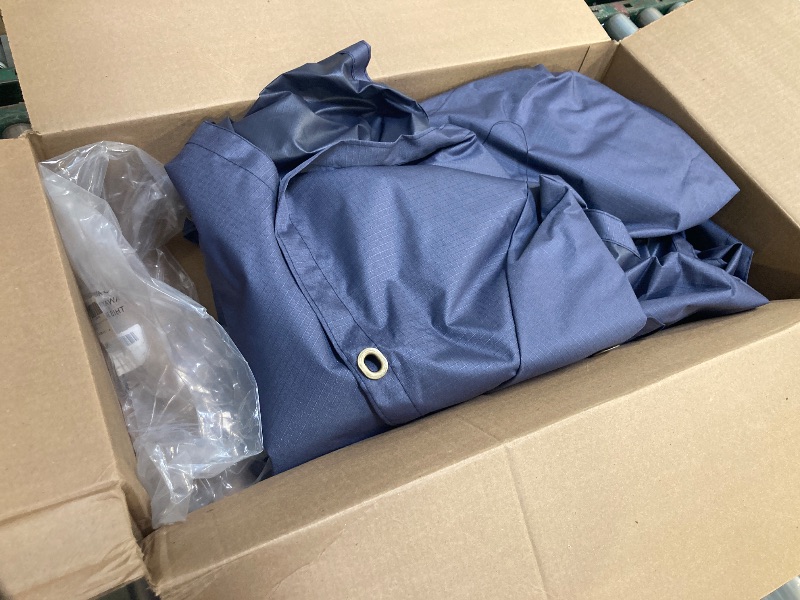 Photo 1 of SCOCANOPY Replacement Top Fit for Lowe's Allen Roth 10X10 Ft Gazebo Model #GF-12S039B / GF-9A037X, (Navy Blue)