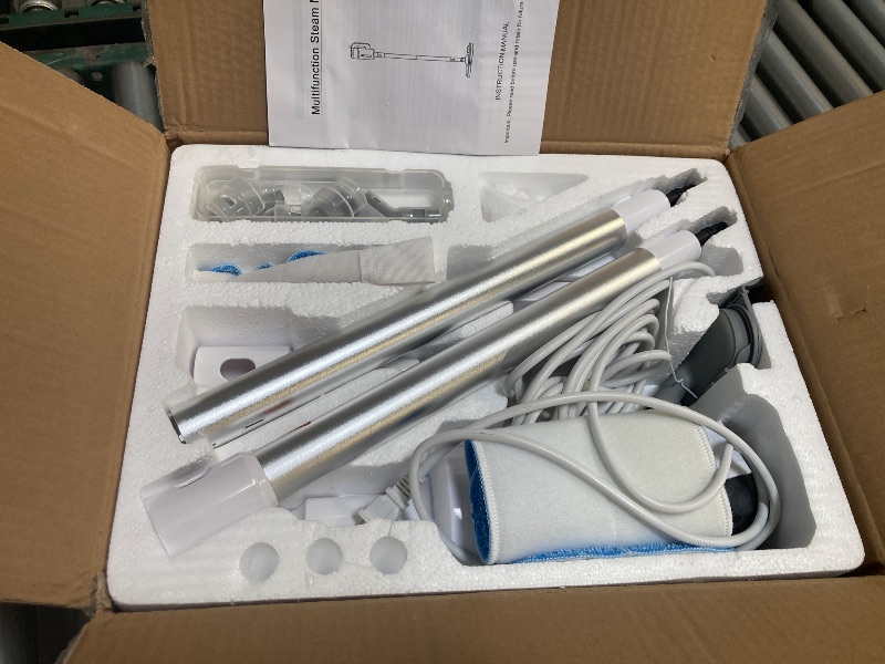 Photo 1 of Steam Mop with Detachable Handheld Steamer Suitable for Hardwood, Tile, Laminate and All Floors, Powerful Steam Cleaner with Multipurpose Attachments Perfect for Other Home Cleaning
