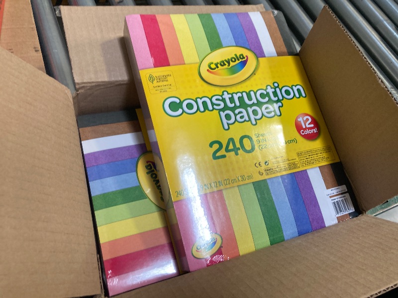 Photo 1 of Crayola Construction Paper - 480ct (2pck), Bulk School Supplies For Kids, Teacher Classroom Must Have, Art Paper, Arts & Crafts