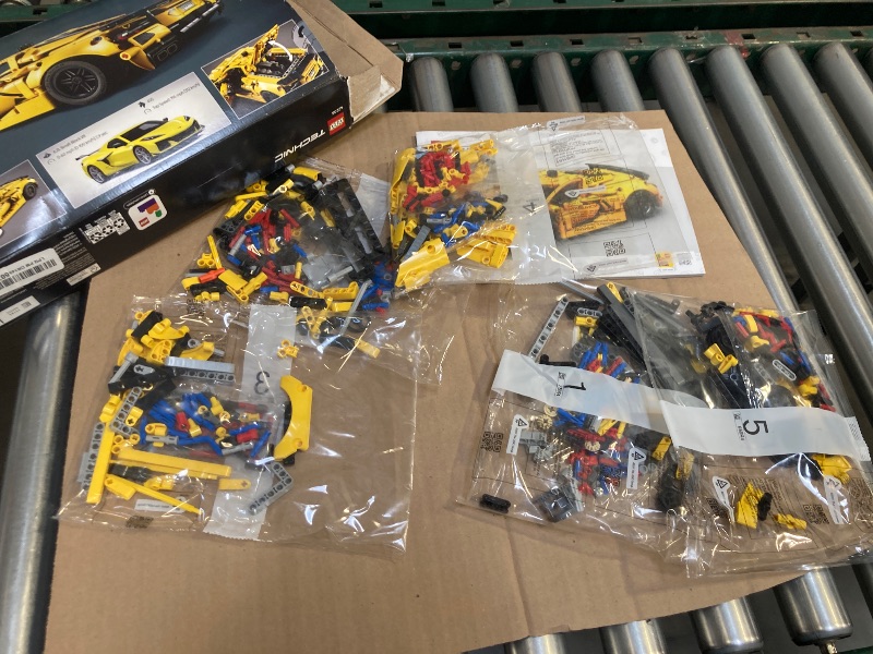 Photo 1 of LEGO Technic Chevrolet Corvette Stingray Toy Car - Building Toy Set for Kids, Boys and Girls, Ages 9+ - Model Car Kit for Display - Gift Idea for Birthday - 42205