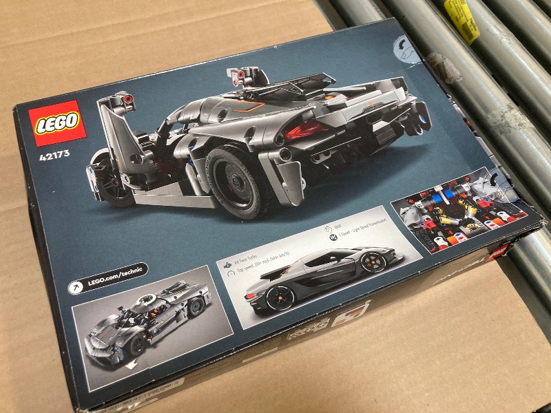 Photo 1 of LEGO Technic Koenigsegg Jesko Absolut Grey Hypercar, Sports Car Building Toy Set for Boys and Girls, Vehicle Racing Car for Kids, Buildable Model Kit, Sports Car Toy, Motor Enthusiasts’ Gift, 42173