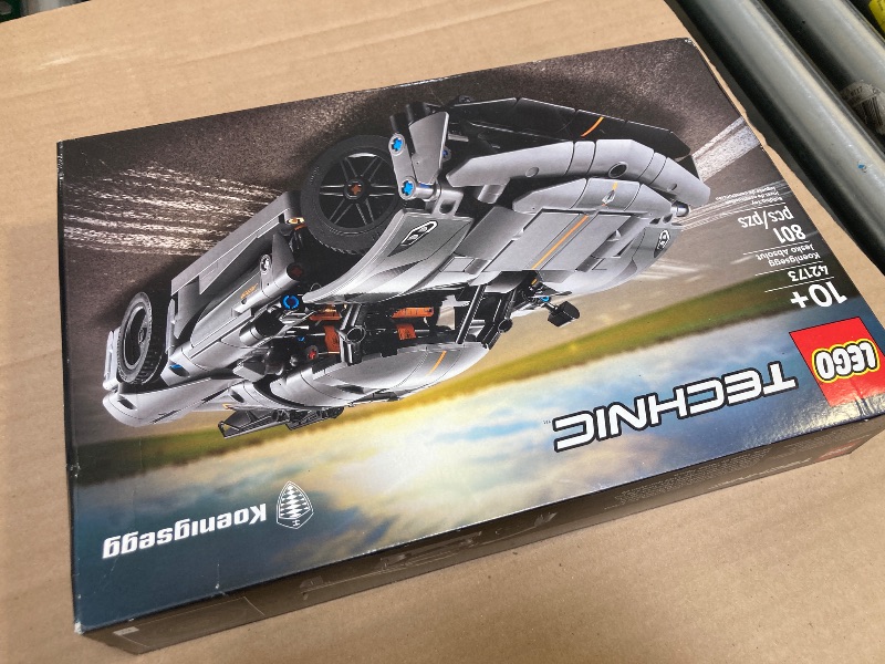 Photo 1 of LEGO Technic Koenigsegg Jesko Absolut Grey Hypercar, Sports Car Building Toy Set for Boys and Girls, Vehicle Racing Car for Kids, Buildable Model Kit, Sports Car Toy, Motor Enthusiasts’ Gift, 42173