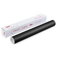 Photo 1 of ANT Matte Black, 24" x 30’, Permanent Vinyl Roll, Adhesive Vinyl Roll, for DIY Project, Decal, Sticker, Compatible with Cricut, Cameo, Silhouette, Weather-Resistant