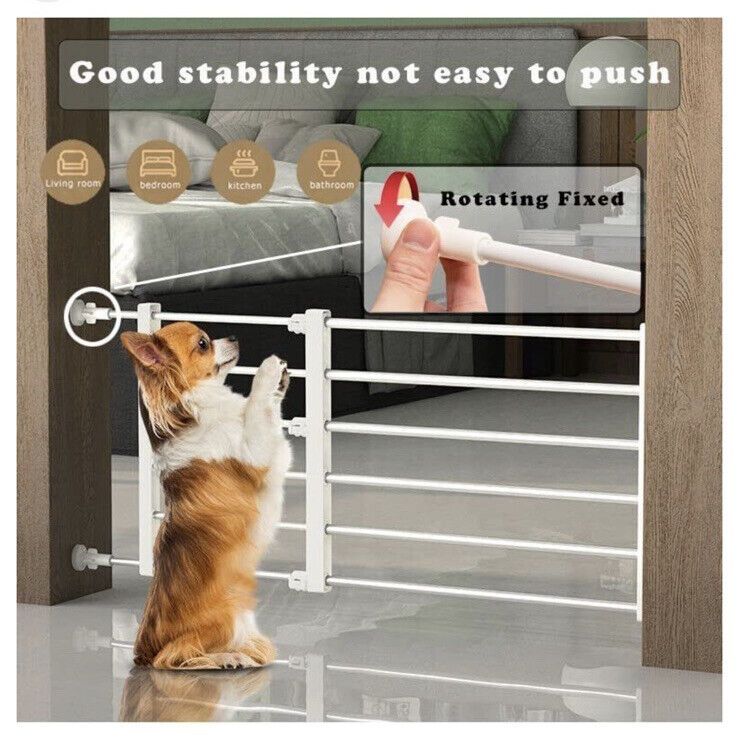 Photo 1 of Stoneglow Short Dog/ Pet Gate 9.45” H - White Size Small