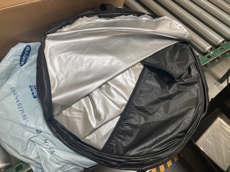 Photo 1 of  Pop up Sensory Tent for Kids, Extra Big 47x47in Black Out Calming Hideout Den, Calm Down Black Tent for Autism Kids ADHD SPD, Autistic Sensory Room Play Tents with Door & Window 