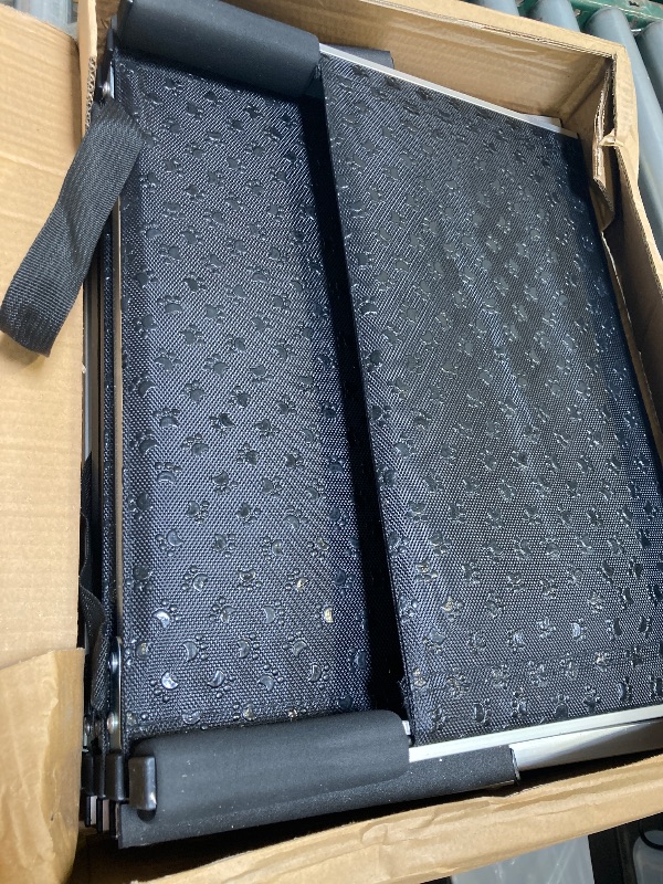 Photo 1 of Dog Car Ramp,Pet Stairs for Dogs,Dog Ramps for High Beds,Foldable Dog Car Steps for High Beds, SUV, Trucks, Lightweight Dog Ladder Ramp 