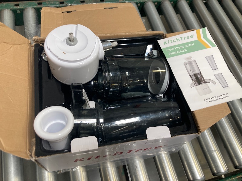 Photo 1 of KITCHTREE Slow Cold Press Juicer Attachment for KitchenAid Stand Mixer, 4.2" Large Feed Chute Fit Whole Vegetables & Fruits, Masticating Juicer Attachment for KitchenAid, Easy to Clean
