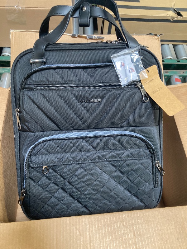 Photo 1 of KROSER Carry On Underseat Multi-functional, 16-inch Lightweight Overnight Suitcase