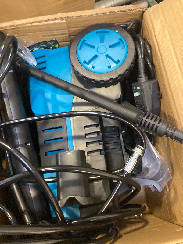Photo 1 of Pressure Washer with 50ft Outlet Hose and Adjustable Nozzle, 4800PSI, 2.8GPM Power Washer Electric Powered with Soap Cannon for Car, House, Patio Cleaning