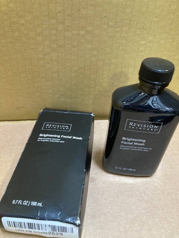 Photo 1 of Revision Skincare Brightening Facial Wash, Exfoliating Face Cleanser with Vitamin C and Vitamin E, 6.7 fl oz