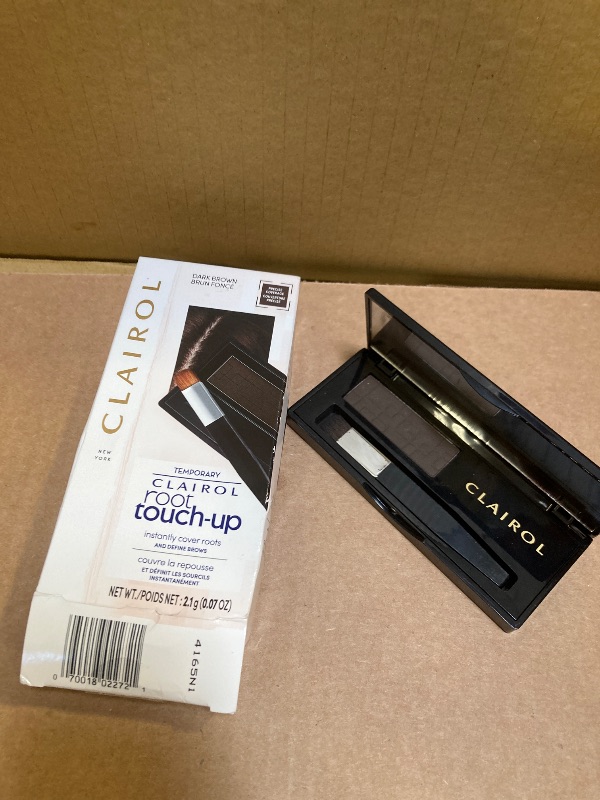 Photo 1 of Clairol Root Touch-Up Temporary Concealing Powder, Dark Brown Hair Color, Pack of 1