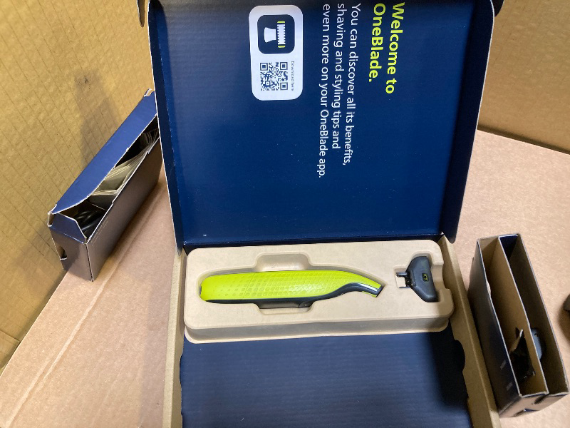 Photo 1 of Philips Norelco OneBlade 360 Hybrid Face, Electric Beard Trimmer and Shaver, with 360 Blade Technology, 1x 360 Blade for Face, 5in1 Adjustable Comb, Model QP2724/90