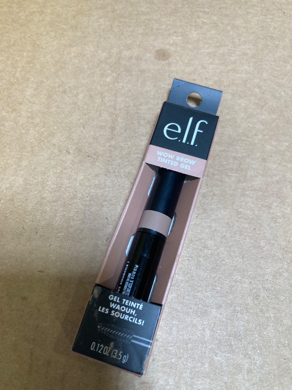 Photo 1 of e.l.f. Cosmetics E.l.f. wow brow gel, fiber-infused formula, taupe, 0.12 Ounce ., Taupe, 0.123 Ounce