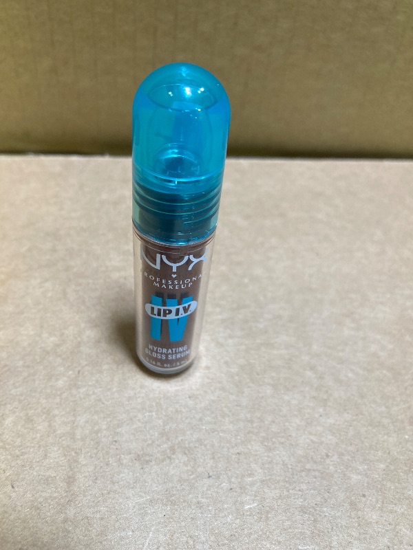 Photo 1 of NYX PROFESSIONAL MAKEUP Lip IV Hydrating Glossy Lip Stain with 12HR Hydration - Mocha Me Wet (Brown)