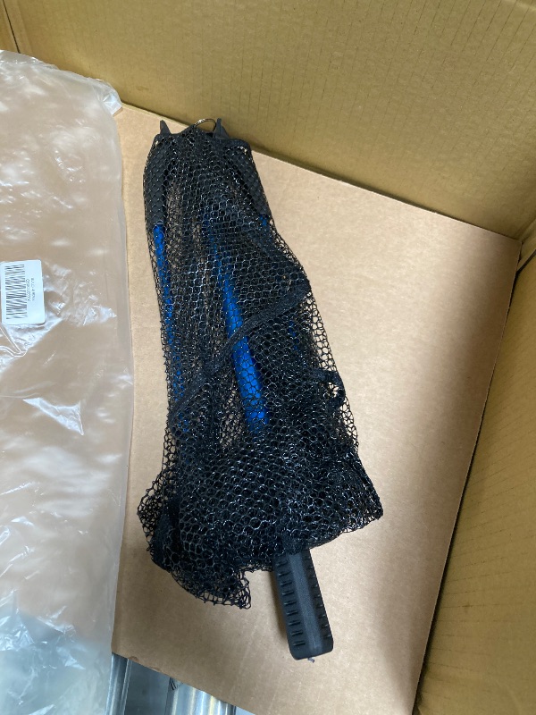 Photo 1 of LBW Folding Rubber Fishing Net, Kayak Fishing Net for Saltwater or Freshwater, Collapsible Fishing Landing Net, Catfish, Bass, Trout Net, Compact Fishing Net with Handle