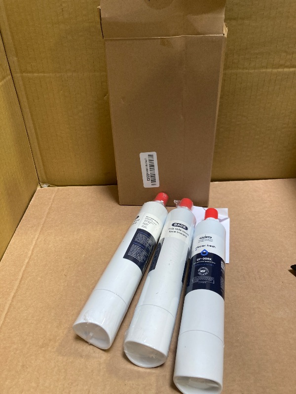 Photo 1 of GLACIER FRESH Replacement for RPWFE, RPWF (Built-in CHIP) Refrigerator Water Filter, Compatible with GFE28GYNFS, GFE28GELDS, PFE28KELDS, PFE28KYNFS, GFD28GELDS, PWE23KELDS, PWE23KMKES, 3 Pack