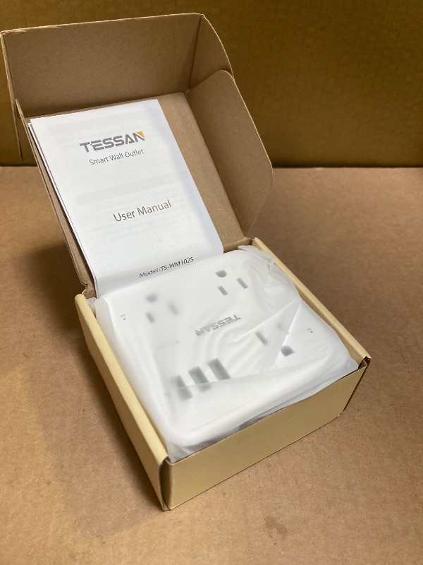 Photo 1 of Smart Plug Outlet Extender Compatible with Alexa Google Home, TESSAN WiFi Multi Plug with 3 Smart Outlets 3 USB Ports, Wall Surge Protector Power Strip 900J for Indoor, Voice and Smartlife Control