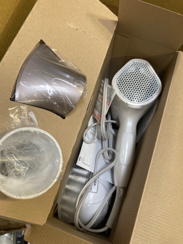 Photo 1 of Panasonic Nanoe Salon Hair Dryer with Oscillating QuickDry Nozzle, Diffuser and Concentrator Attachments, 3 Speed Heat Settings for Easy Styling and Healthy Hair - EH-NA67-W (White)
