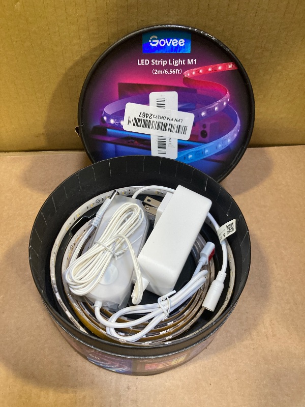 Photo 1 of Govee RGBIC LED Strip Lights M1 with Matter, 6.56ft WiFi LED Lights for Bedroom, Party, Cabinet, TV and Gaming Desk, Smart LED Lights Work with Alexa and Google Assistant, Room Decor