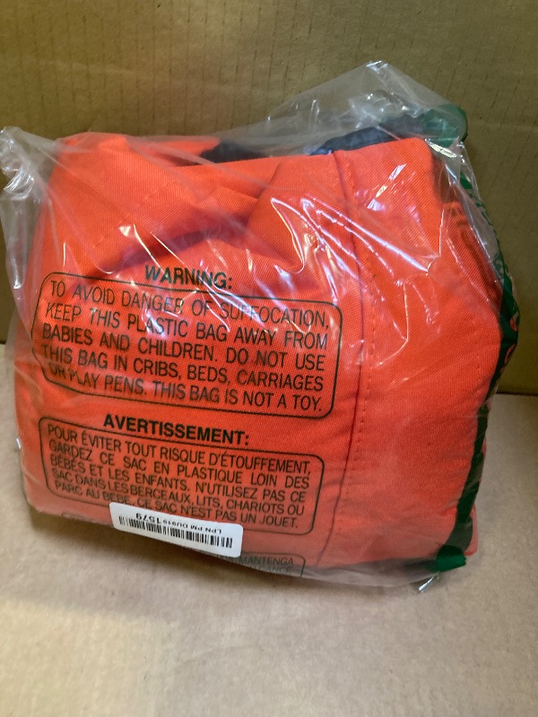 Photo 1 of 600D Tractor Seat Cover with Drink Pockets,Compatible with Craftsman,Kubota,Husqvarna,John Deere,Cub Cadet,Riding Lawn Mower Seat Cover Durable Wear Resistance,Fits 12.5"-14" H,Orange Medium