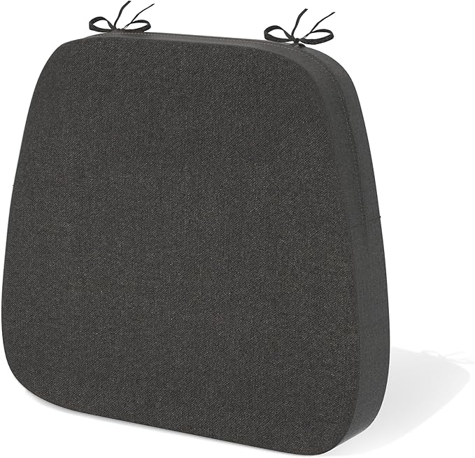 Photo 1 of Iristykilin 17'' x 16'' x 2.5"Thick Chair Cushions for Dining Chairs, 6 Pack WaterProof Easy Clean Kitchen Chair Pads with Ties and Non-Slip Backing - 30D High Elastic Foam Soft Kitchen Chair Cushions