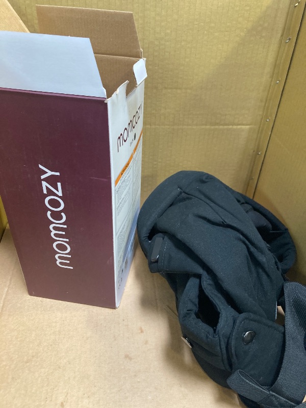 Photo 1 of Momcozy Baby Carrier - Ergonomic, Cozy and Lightweight Carrier for 7-44lbs, Effortless to Put On, Ideal for Hands-Free Parenting, Enhanced Lumbar Support, Purehug for Infant to Toddler, Black