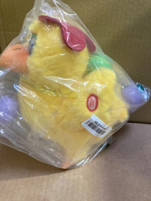 Photo 1 of dgdgcool Easter Toys Chicken Laying Eggs Electric Chicken Stuffed Animal Dancing Toy Stuffed Plush Toy with Music