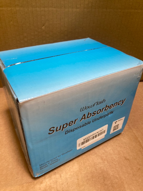 Photo 1 of 50 Count Super Absorbency Disposable Underpads, Leakproof Quick Drying Disposable Pads for Baby, Puppy and Adults, Disposable Changing Pads for Baby, Disposable Diaper Changing Pads, 17” x 13”