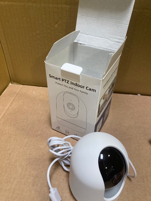 Photo 1 of Indoor Security Camera 2K, Pet Camera with Phone App, WiFi Cameras for Home Security Camera for Dog/ Baby Monitor/Elder Pan Tilt, 2.4G, 24/7, 2-Way Talk, Human Detection, Motion Tracking, Cloud