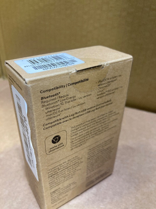 Photo 1 of Logitech Pebble Mouse 2 M350s Slim Bluetooth Wireless Mouse, Portable, Lightweight, Customizable Button, Quiet Clicks, Easy-Switch for Windows, macOS, iPadOS, Android, Chrome OS - Black