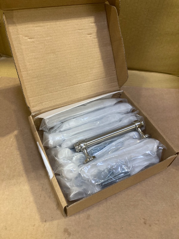 Photo 1 of Alzassbg 10 Pack Brushed Satin Nickel Cabinet Pulls, 4 Inch(102mm) Hole Centers Cabinet Handles Kitchen Hardware Straight Bar for Cabinets and Drawer AL3082SN