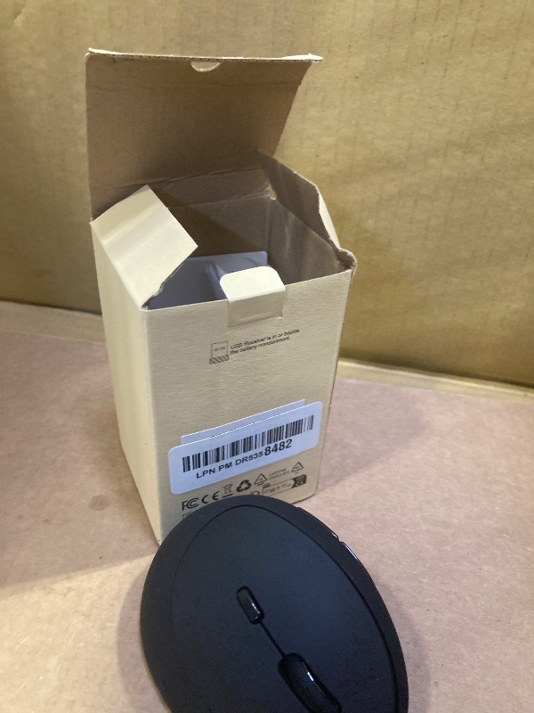 Photo 1 of TECKNET Ergonomic Mouse, 4800 DPI Wireless Vertical Mouse, 5 Adjustable DPI Levels, 6 Buttons, 2.4G Silent Wireless Mouse for Laptop, PC, Chromebook, Mac - Black