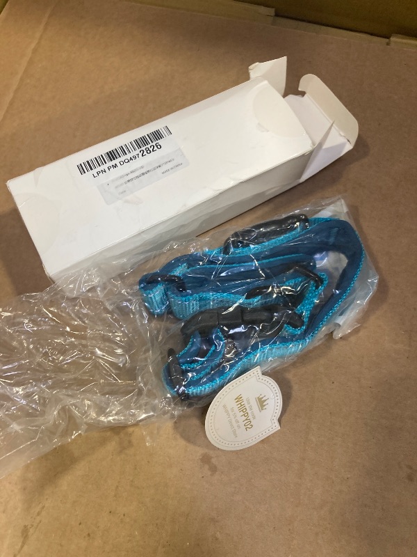 Photo 1 of Airtag Dog Collar with Martingale Design, IP68 Waterproof Air Tag Dog Collar Holder, Adjustable Reflective Soft Padded Nylon Dog Collar for Large Medium Small Dogs, Blue