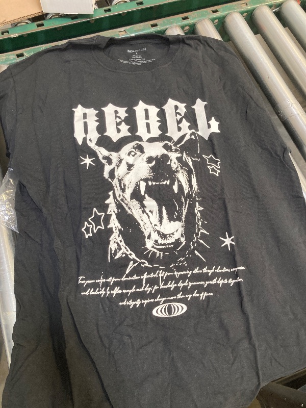 Photo 1 of Rebel To Prevail Short Sleeve Tee - Black, SIZE L