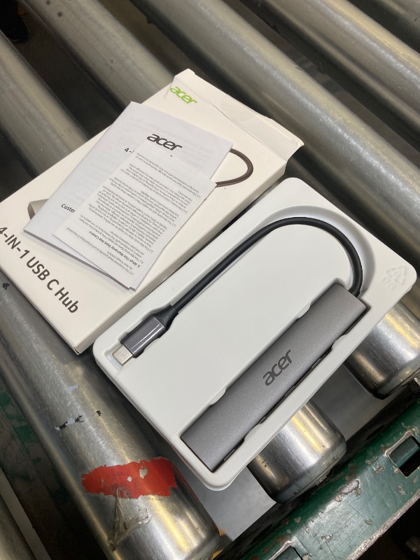 Photo 1 of Acer USB C Hub, 10Gbps Type C Splitter with 4 USBC 3.2 Port, High Speed Type C Multiport Adapter for MacBook Air/Pro, iPhone 16/15, iPad, Surface Pro, Chromebook, Dell XPS and More