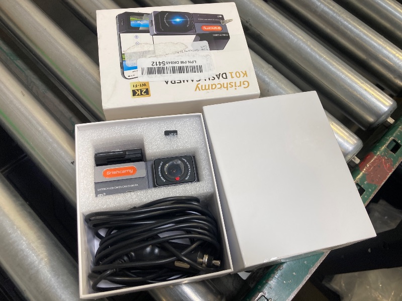 Photo 1 of Grishcamy Dash Cam WiFi 2K Dash Camera for Cars, QHD Dashcams Car Camera Included 64GB SD Card, APP Control, WDR Night Vision, Loop Recording, G-Sensor, Parking Mode