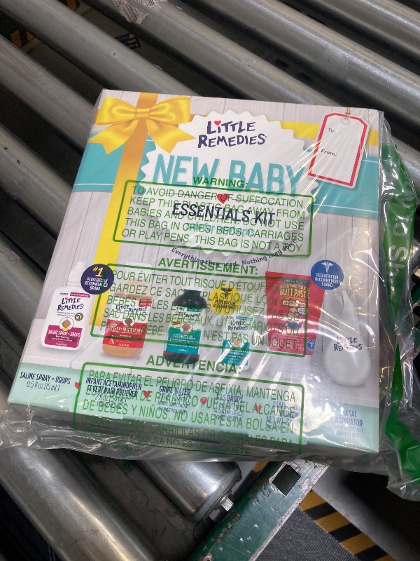 Photo 1 of Little Remedies, New Baby Essentials Kit, 6 Newborn Essentials, Saline Nasal Spray, Gas Relief Drops, Gripe Water, Fever Reliever, & Diaper Ointment