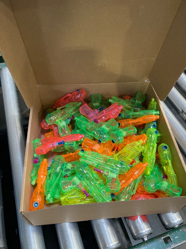 Photo 1 of Leyndo 50 Pack Water Gun for Kids Mini Water Gun Bulk Colorful Blaster Squirt Pistol Bulk for Boys Girls Outdoor Beach Game Summer Swimming Pool Party Favor(Fresh, Cute)
