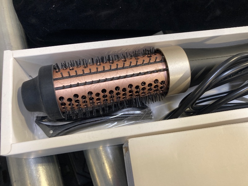 Photo 1 of Ionic Thermal Brush Curling Iron Brush Heat Hair Curling Brush with Ceramic Tourmaline Hair Styling Brush 1.5 Inch Heated Round Hair Brush Dual Voltage Hot Brush for Volume Hair Curler